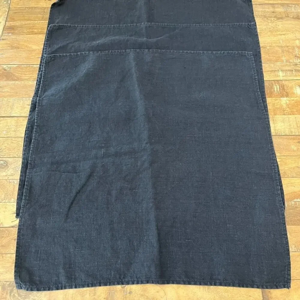 Black Linen Napkins Set of 4 19